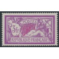 FRANCE - 1927 3Fr purple/pink Merson, MNH – Michel # 222