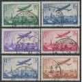 FRANCE - 1936 85c to 3.50Fr Airmail short set of 6, used – Michel # 305-310