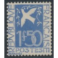 FRANCE - 1934 1.50Fr ultramarine Dove of Peace, MH – Michel # 291