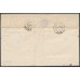 FRANCE - 1856 20c black-blue Napoléon III, on cover – Michel # 13Ic