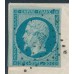FRANCE - 1858 20c blue on bluish Napoléon III, on cover – Michel # 13Ie