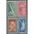 FRANCE - 1924 Paris Olympic Games set of 4, MH – Michel # 169-172