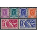 FRANCE - 1936 World Expo ’37 set of 6, MNH – Michel # 328-333