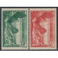 FRANCE - 1937 National Museum set of 2, MH – Michel # 359-360