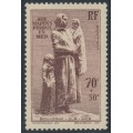 FRANCE - 1939 70c+30c brown Boulogne-Sur-Mer, MNH – Michel # 462