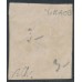 FRANCE - 1870 2c brown Cérès (Bordeaux printing), imperforate, used – Michel # 37a