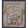 FRANCE - 1884 2Fr red-brown Postage Due, used – Michel # P25