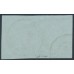 FRANCE - 1860 1c olive on bluish Napoléon, imperforate pair, used – Michel # 10a