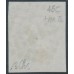 FRANCE - 1870 20c blue Cérès (Bordeaux printing), type II, imperforate, used – Michel # 41II