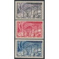 FRANCE / TAAF - 1957 Geophysical Year set of 3, MNH – Michel # 10-12