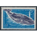 FRANCE / TAAF - 1966 5Fr Blue Whale, MNH – Michel # 36