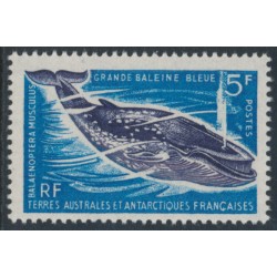 FRANCE / TAAF - 1966 5Fr Blue Whale, MNH – Michel # 36