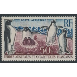 FRANCE / TAAF - 1962 50Fr Adélie Penguins, MNH – Michel # 26