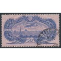 FRANCE - 1936 50Fr blue/red ‘Banknote’ airmail issue, used – Michel # 321