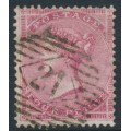 GREAT BRITAIN - 1857 4d rose QV, Large Garter watermark, used – SG # 66a