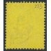 GREAT BRITAIN - 1902 3d dull reddish purple/yellow (lemon back) KEVII, used – SG # 233