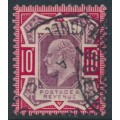 GREAT BRITAIN - 1902 10d dull purple/carmine KEVII, used – SG # 254