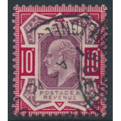GREAT BRITAIN - 1902 10d dull purple/carmine KEVII, used – SG # 254