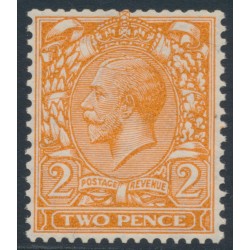 GREAT BRITAIN - 1924 2d orange KGV definitive, sideways Block Cypher watermark, MNH – SG # 421b