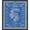 GREAT BRITAIN - 1942 2½d pale ultramarine KGVI, sideways watermark, MNH – SG # 489a