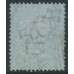 GREAT BRITAIN - 1855 2d blue QV, perf. 14, plate 5, check letters CA, with a variety, used – SG # F6f
