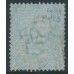 GREAT BRITAIN - 1855 2d blue QV, perf. 14, plate 5, check letters CA, with a variety, used – SG # F6f