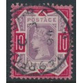 GREAT BRITAIN - 1890 10d dull purple/carmine QV Jubilee issue, used – SG # 210