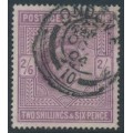 GREAT BRITAIN - 1902 2/6 lilac KEVII definitive, used – SG # 260