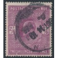 GREAT BRITAIN - 1905 2/6 intense purple KEVII definitive (chalk surfaced), used – SG # 262