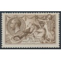 GREAT BRITAIN - 1918 2/6 pale brown Sea Horses (Bradbury, Wilkinson), MH – SG # 415a