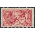 GREAT BRITAIN - 1919 5/- rose-red Sea Horses (Bradbury, Wilkinson), MH – SG # 416