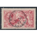 GREAT BRITAIN - 1919 5/- rose-red Sea Horses (Bradbury, Wilkinson), used – SG # 416