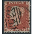 GREAT BRITAIN - 1854 1d red-brown QV, plate 194, check letters DE, used – SG # 17 (C1)