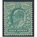 GREAT BRITAIN - 1911 ½d dull green KEVII definitive, perf. 15:14, MNH – SG # 279