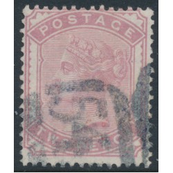 GREAT BRITAIN - 1880 2d pale rose QV, Imperial Crown watermark, used – SG # 168