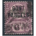 GREAT BRITAIN - 1887 6d purple/rose-red QV o/p GOVT PARCELS, used – SG # O66