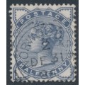 GREAT BRITAIN - 1883 ½d slate-blue QV, Imperial Crown watermark, used – SG # 187