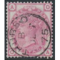 GREAT BRITAIN - 1875 3d rose QV, Spray of Rose watermark, plate 17, used – SG # 144