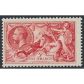 GREAT BRITAIN - 1934 5/- bright red-rose Seahorses (re-engraved), MH – SG # 451