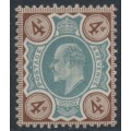 GREAT BRITAIN - 1902 4d green/chocolate-brown KEVII, used – SG # 236