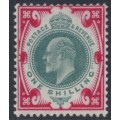 GREAT BRITAIN - 1912 1/- green/carmine KEVII, MH – SG # 314
