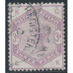 GREAT BRITAIN - 1883 3d lilac QV, crown watermark, used – SG # 191