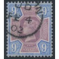 GREAT BRITAIN - 1887 9d dull purple/blue QV Jubilee, used – SG # 209