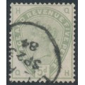 GREAT BRITAIN - 1883 5d dull green QV, crown watermark, used – SG # 193