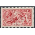 GREAT BRITAIN - 1919 5/- rose-red Sea Horses (Bradbury, Wilkinson), MH – SG # 416