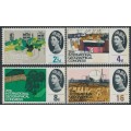 GREAT BRITAIN - 1964 Geographical phosphor set of 4, MNH – SG # 651p-654p