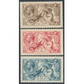 GREAT BRITAIN - 1918 2/6 to 10/- KGV Sea Horses set of 3, MNH – SG # 415-417