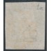 GREAT BRITAIN - 1840 1d black QV (penny black), plate 1a, check letters LA, used – SG # 2 (AS2)