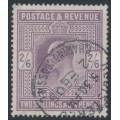 GREAT BRITAIN - 1902 2/6 lilac KEVII, used – SG # 260