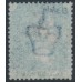 GREAT BRITAIN - 1869 2d deep blue QV, plate 13, check letters IJ, used – SG # 47